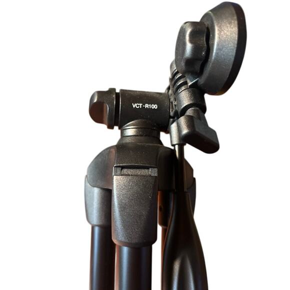 Sony Camera Tripod VCT-R100 with 3-Way Pan-Tilt for Phone, Camera, Camcorder - Picture 7 of 9